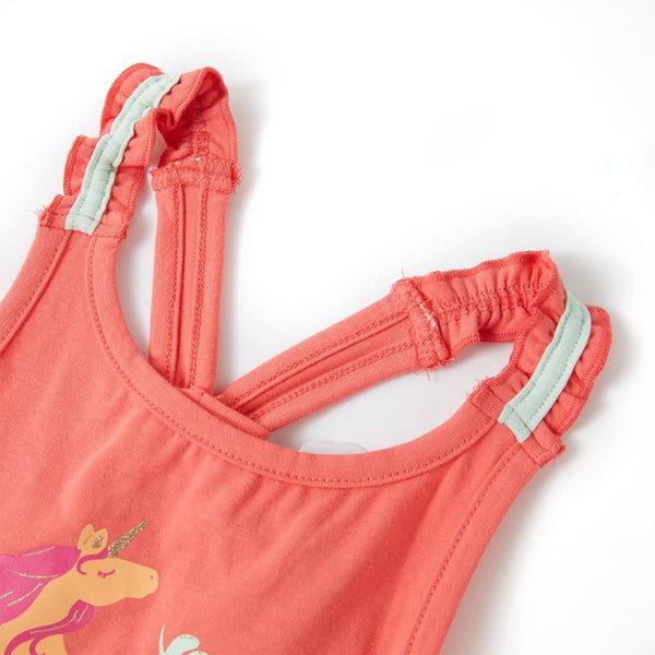 Kinder Tanktop Koralle Gr. 140