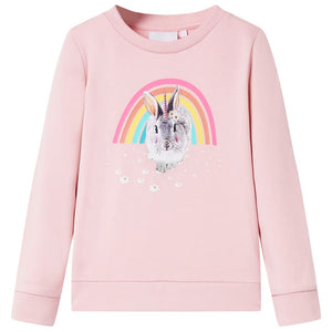 Kinder Sweatshirt Hellrosa Größe 104
