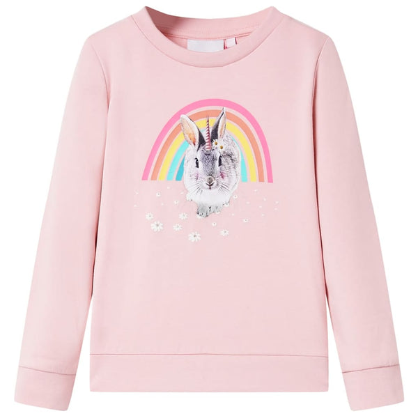 Kinder Sweatshirt Hellrosa Größe 104