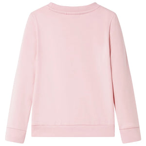Sweat-shirt enfant rose clair 104
