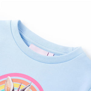 Sweat-shirt Enfant Bleu Clair 92