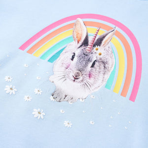 Sweat-shirt Enfant Bleu Clair 92