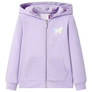 Kinder Kapuzenpullover Lila Größe 104