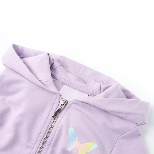 Kinder-Kapuzenpullover Lila 104