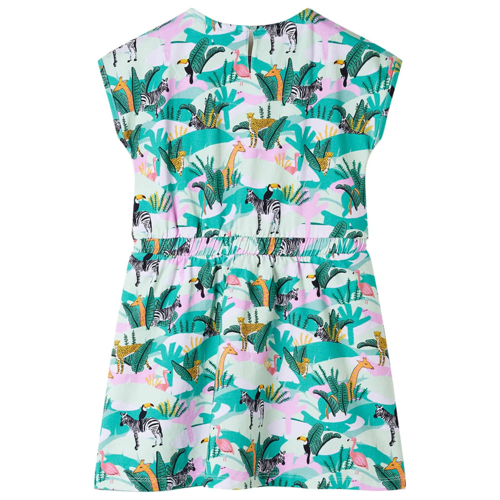 Kinderkleid Minzgrün Größe 104
