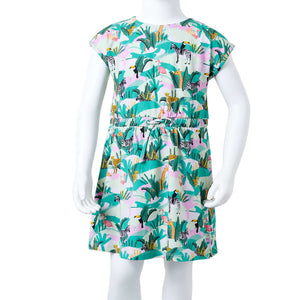 Kinderkleid Minzgrün Größe 128