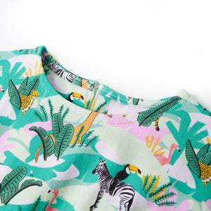 Kinderkleid Minzgrün Größe 140