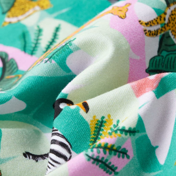 Kinderkleid Helles Minzgrün 140