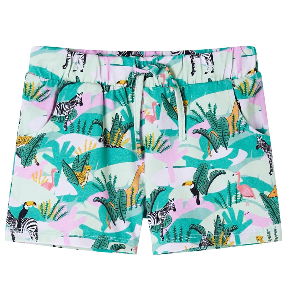 Kindershorts Minzgrün Größe 92