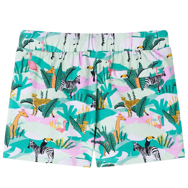 Kindershorts Minzgrün Größe 92