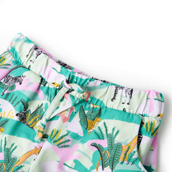 Kindershorts Minzgrün Größe 92