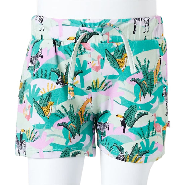 Kindershorts Minzgrün Größe 92