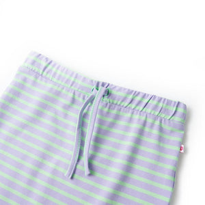 Kinderrock mit Streifen Gerade Helles Minzgrün 116