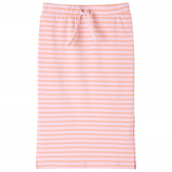 Kinderrock mit Streifen Gerade Rosa 104