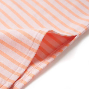 Jupe d'enfant rayée droite rose 104