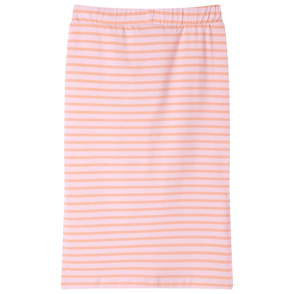 Kinderrock mit Streifen Gerade Rosa 140