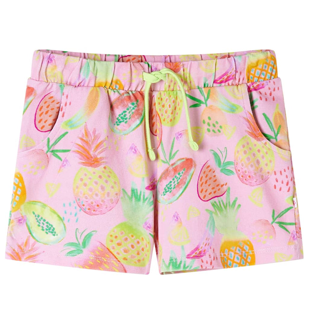 Kindershorts Zartrosa mit Kordelzug - Größe 104