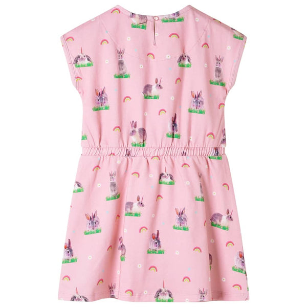 Robe enfant rose clair 104