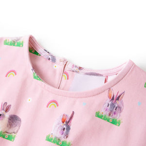 Robe enfant rose clair 104