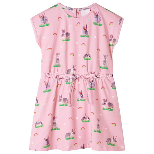 Robe enfant rose clair 140