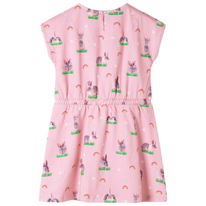 Robe enfant rose clair 140