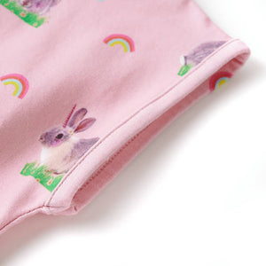 Robe enfant rose clair 140