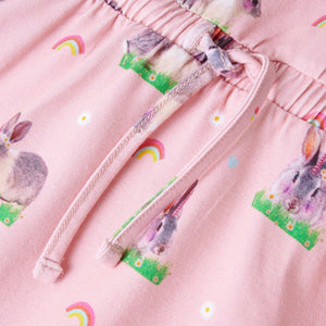 Robe enfant rose clair 140