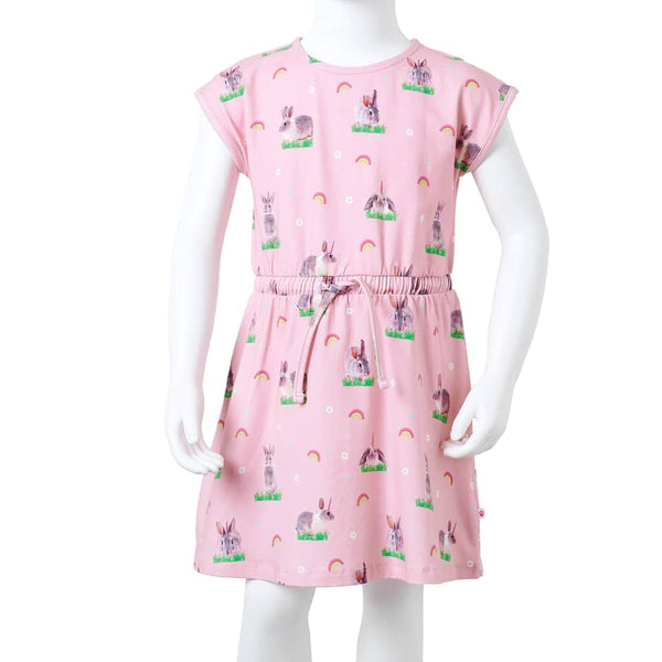 Robe enfant rose clair 140