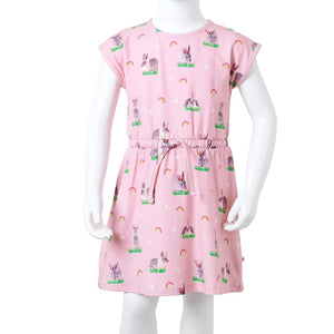 Robe enfant rose clair 140