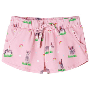 Kindershorts mit Kordelzug Hellrosa 128