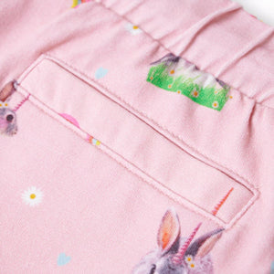 Kindershorts mit Kordelzug Hellrosa 128