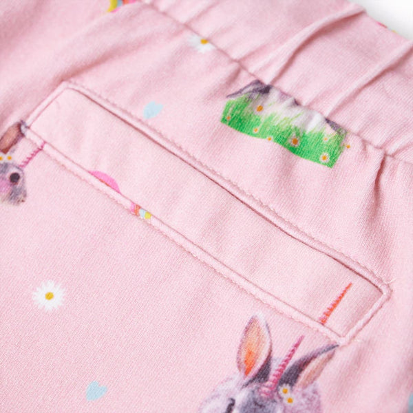 Kindershorts mit Kordelzug Hellrosa 128