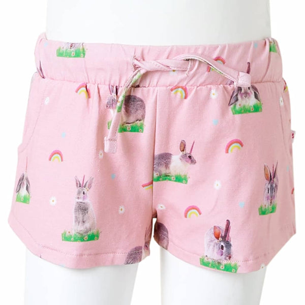Kindershorts mit Kordelzug Hellrosa 128