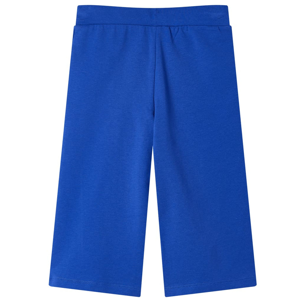 Kinderhose Kobaltblau Weite Beine Gr. 116
