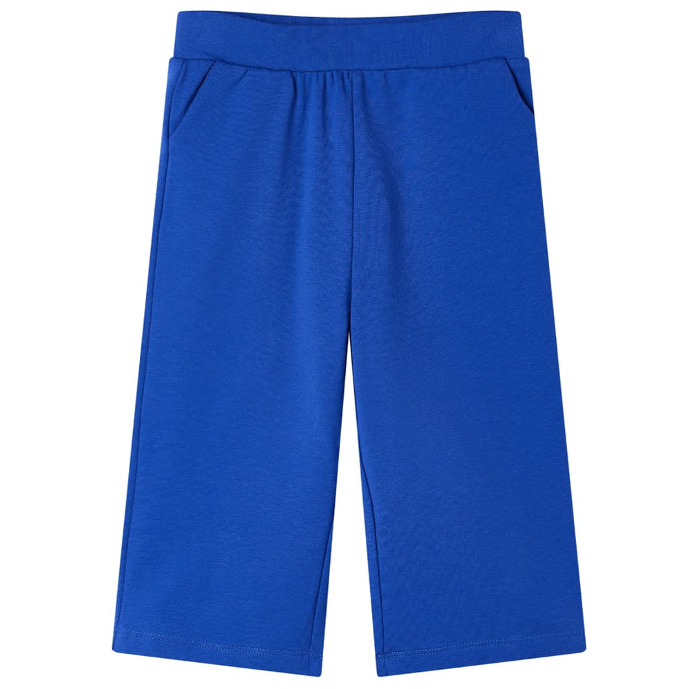 Kinderhose Kobaltblau Weite Beine - Größe 128