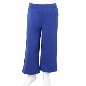 Kinderhose Kobaltblau Weite Beine Gr. 140