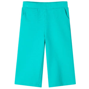 Kinderhose mit Weiten Beinen Minzgrün 116