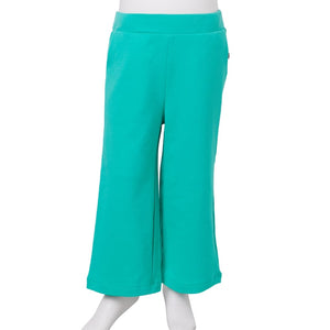 Kinderhose Minzgrün Weite Beine Größe 116