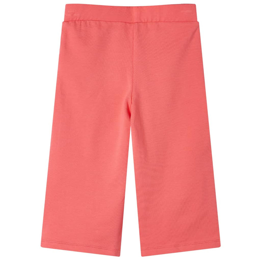 Kinderhose Korallenrosa Weite Beine Gr. 104