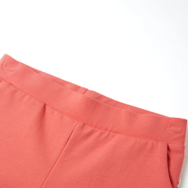 Kinderhose Korallenrosa Weite Beine Gr. 104