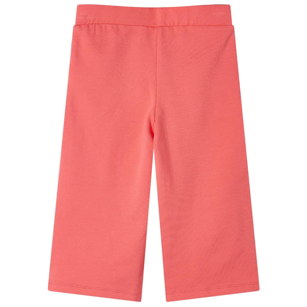 Kinderhose Korallenrosa Weite Beine - Größe 128