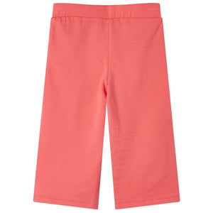 Kinderhose Korallenrosa Weite Beine - Größe 128