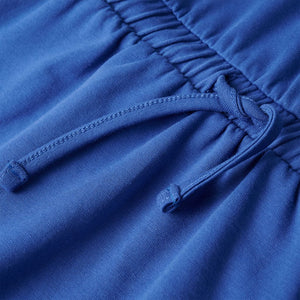 Kinderkleid Kobaltblau Gr. 116 mit Kordelzug