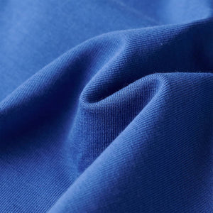 Robe d'enfant à cordon de serrage bleu cobalt 140