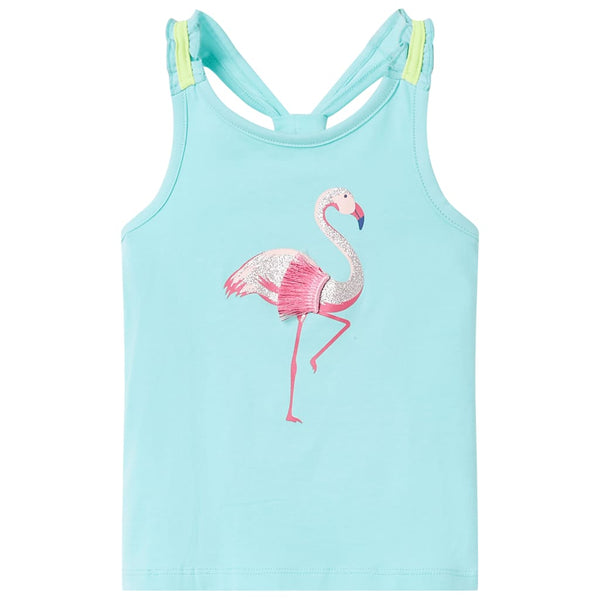 Kinder-Tanktop Helles Minzgrün 116