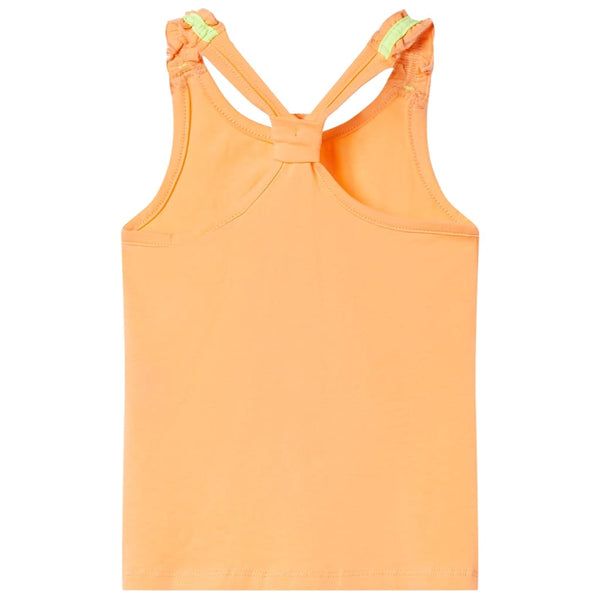 Débardeur enfant orange clair 104
