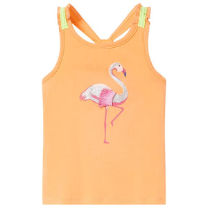 Débardeur enfant orange clair 128