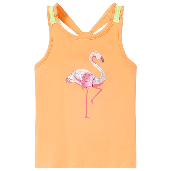 Kinder Tanktop Hellorange Größe 140