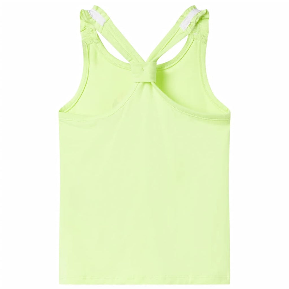 Kinder Tanktop Neongelb Größe 116
