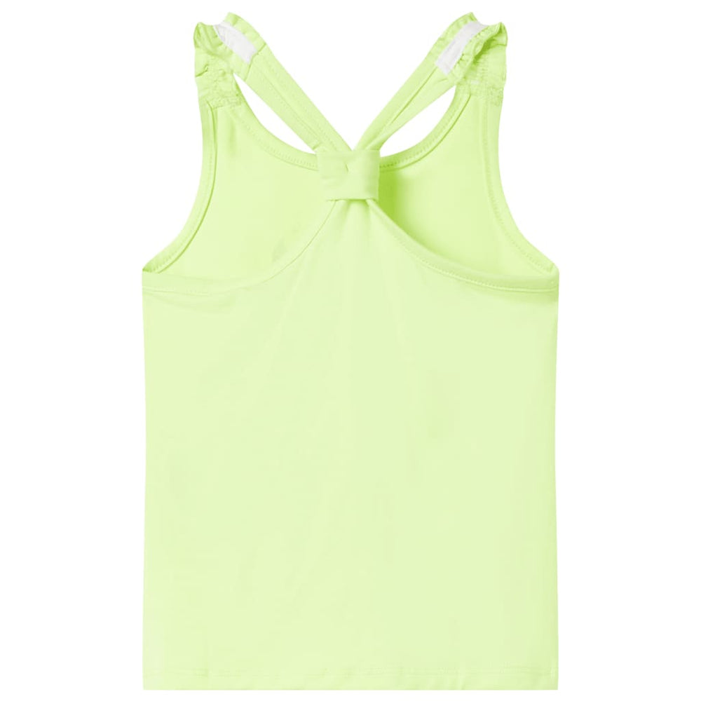 Débardeur enfant jaune fluo 128